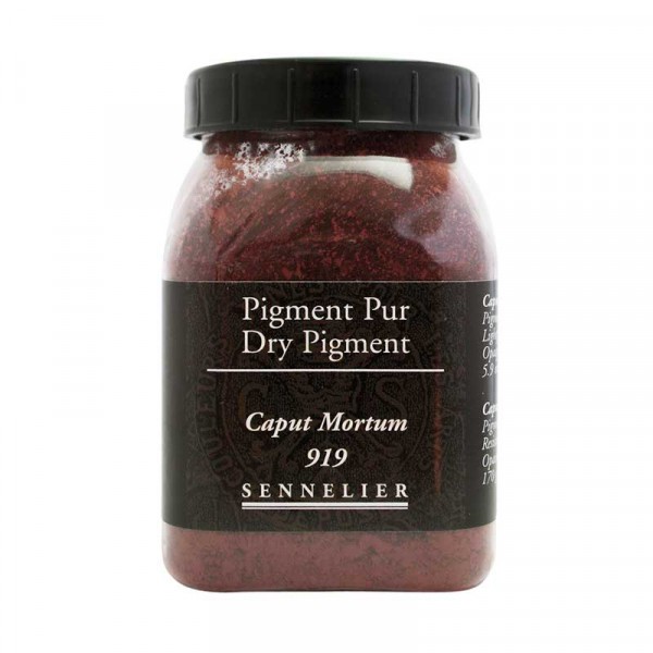 Pigment en poudre - Sennelier - Caput Mortum - Pot de 200 ml - Photo n°1