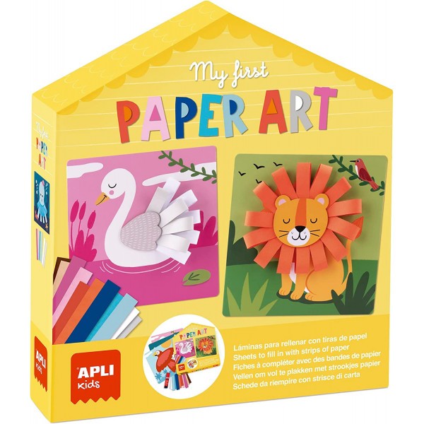 Boîte d'activités créatives - Enfant - Paper Art - Apli Kids - Photo n°1
