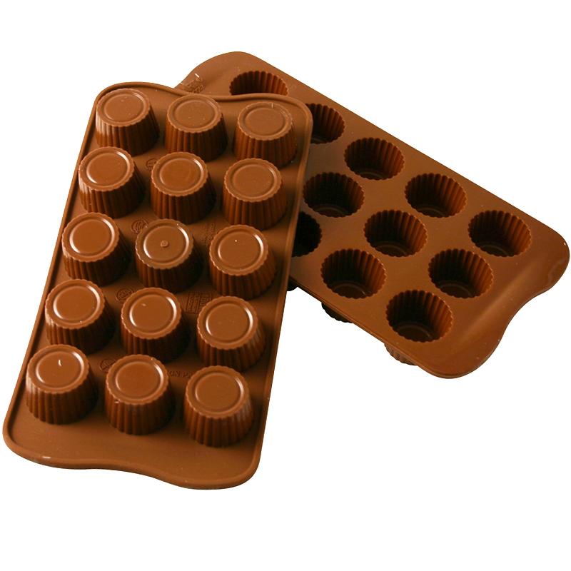 Moule silicone Silikomart chocolat Praline x 15 - Moule à chocolat - Creavea