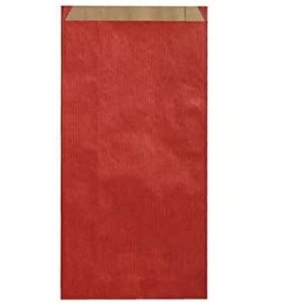 Pochettes cadeau, (L)110 mm x (H)210 mm - Rouge - Photo n°1