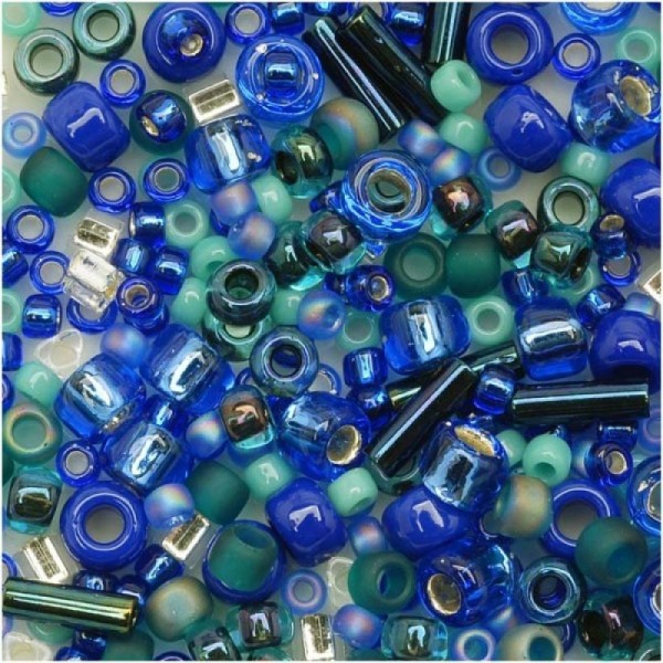 Mix Rocaille TOHO - Mahou (blue/green) - Photo n°1