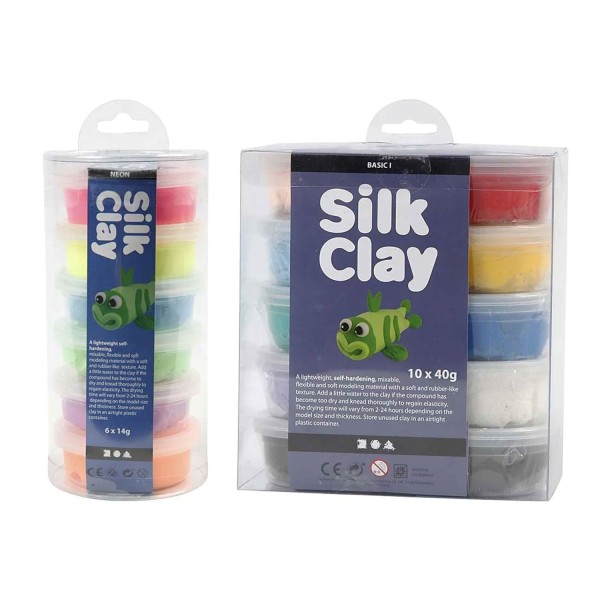 16 pâtes à modeler Silk Clay - Photo n°2