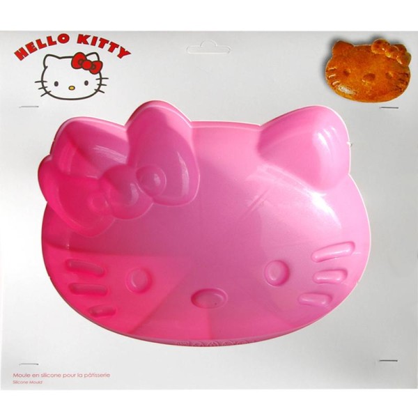 Moule à gâteau Hello Kitty en silicone 25 cm - Photo n°1