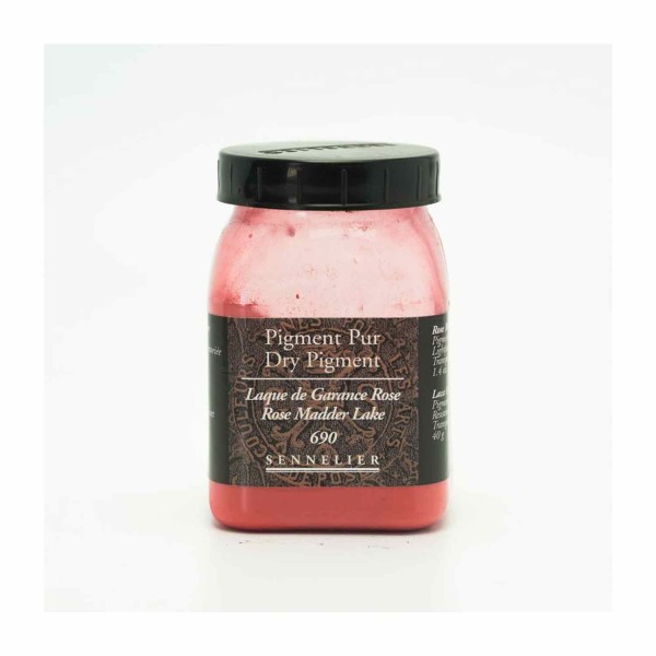 Pigment pour création de peinture - pot 40 g - Laque de Garance rose - Photo n°1
