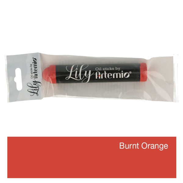 Stick de peinture à l'huile Lily - Orange brûlé - Photo n°1