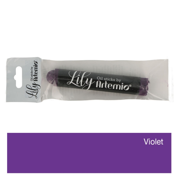 Stick de peinture à l'huile Lily - Violet - Photo n°1