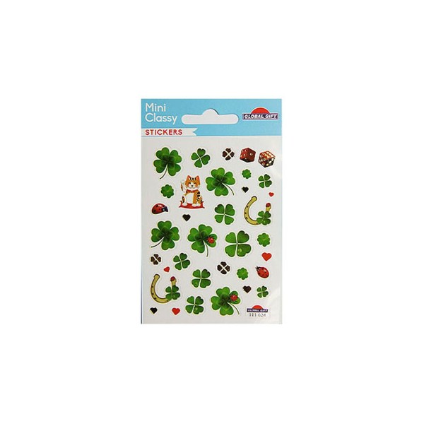 Stickers Trèfles à quatres feuilles - Dorures - 1,8 cm - Photo n°4