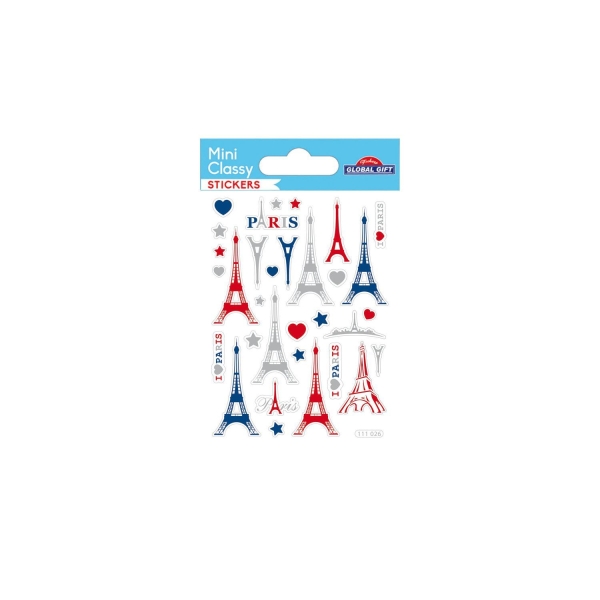 Stickers Paris - Effet holographique - 1,8 cm - Photo n°3