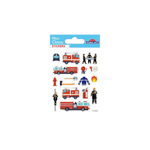 Autocollants - Pompiers et équipements - 1,8 cm - Photo n°1