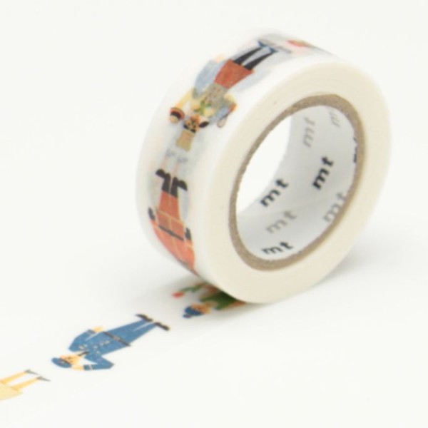 Masking tape KIDS - Métiers - 1,5 cm x 7 m - Photo n°1