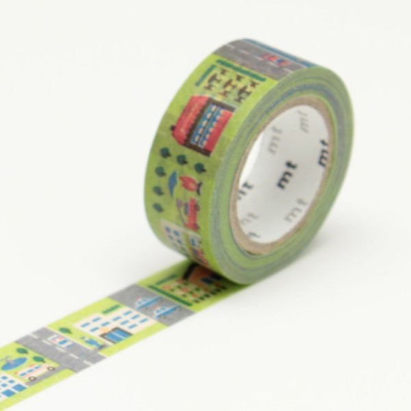 Masking tape KIDS - Ville - 1,5 cm x 7 m - Photo n°1