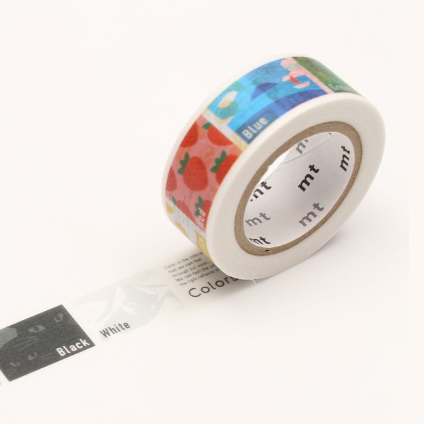 Masking tape KIDS - Dominos de couleurs - 1,5 cm x 7 m - Photo n°1