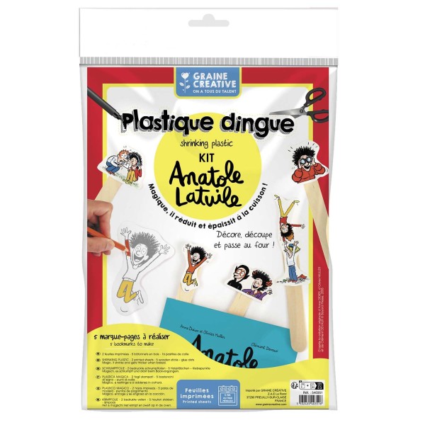 Marque-pages Anatole Latuile DIY en plastique dingue - Photo n°1