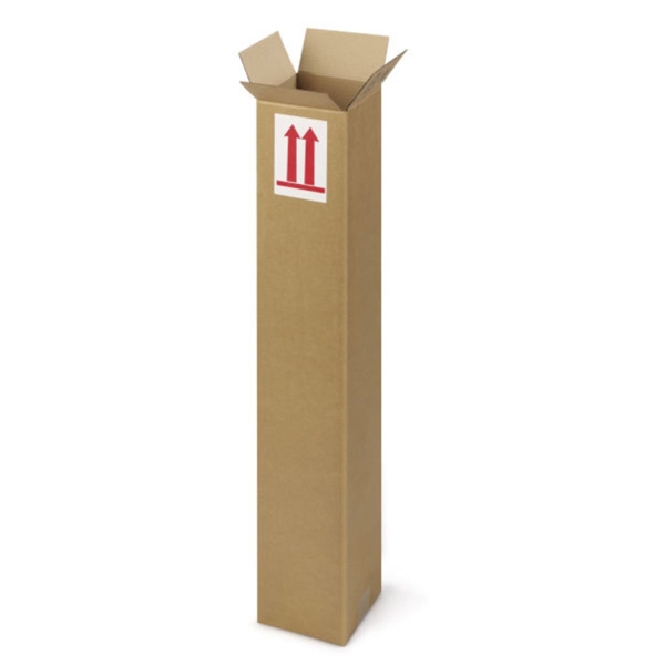 Carton d'emballage allongé 50 x 10 x 10 cm - Simple cannelure - Photo n°1
