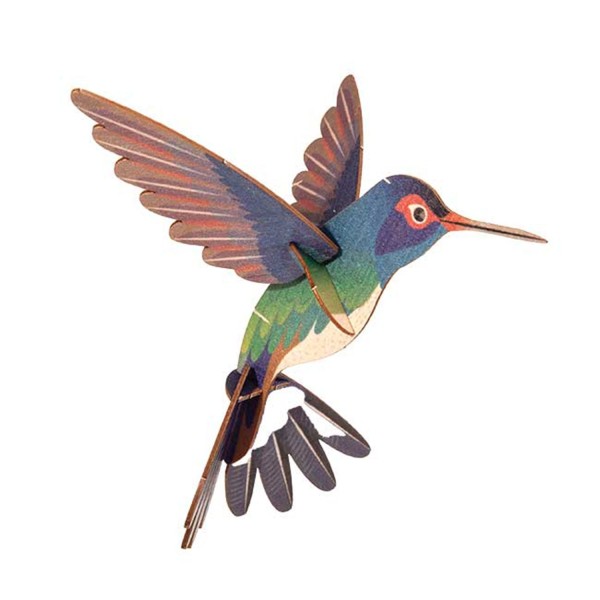 Mini maquette colibri 3D en bois à monter - Photo n°1