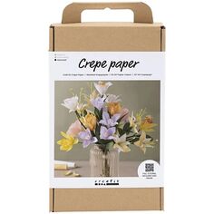 Kit DIY Papier Crépon - Bouquet Printanier