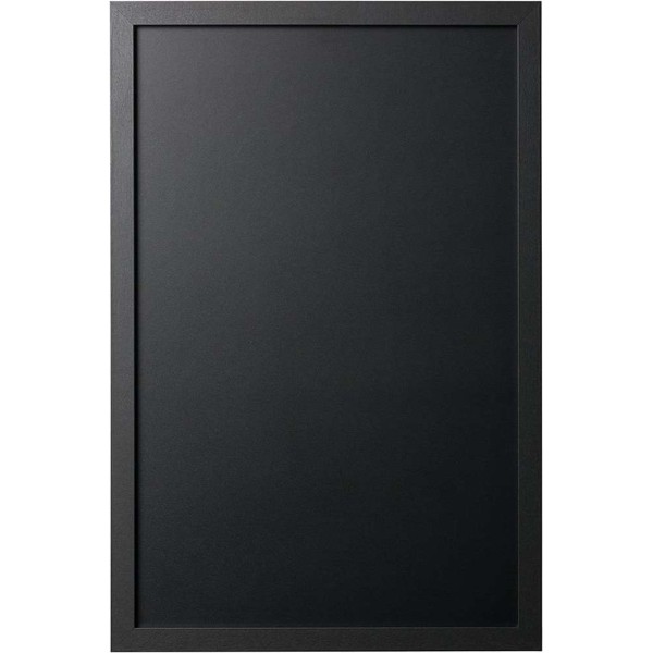 Bi-Office - Tableau noir - 600 x 400 mm - Noir - Photo n°1