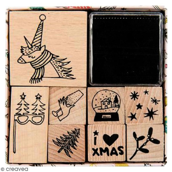 Set Tampons - Magic Christmas - 8 pcs - Photo n°1