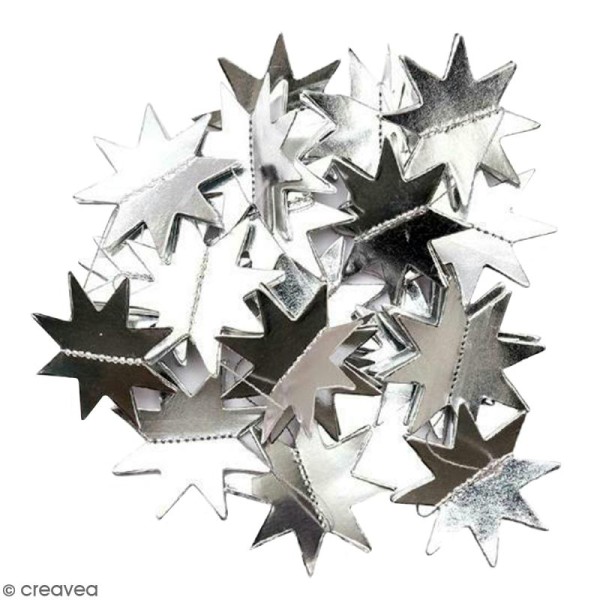 Guirlande d'étoiles argentées Paper Poetry - 1,3 mètre - Photo n°2