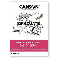 Bloc Canson Graduate - Manga Marker Layout - A4 - 70 g - 50 feuilles