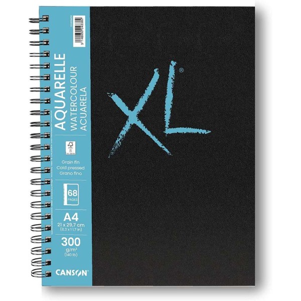Carnet XL Canson - Aquarelle - A4 - 300 g - 34 feuilles - Photo n°1