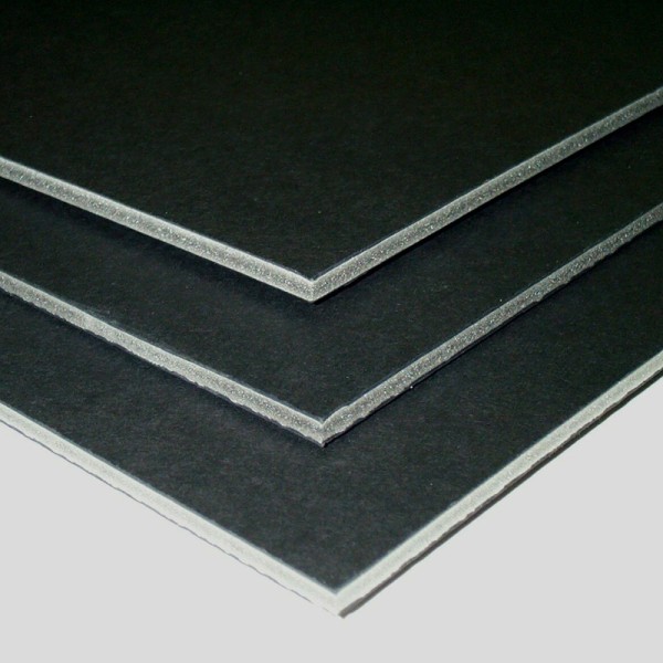 Carton Plume, A3, épaisseur : 5 mm, Noir - Canson - Photo n°1