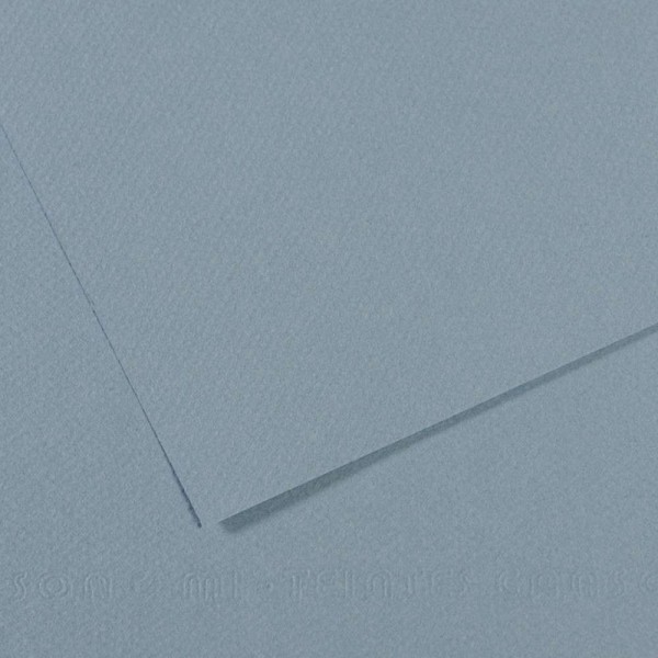 Papier dessin Mi-Teintes - 500 x 650 mm - Bleu clair - Canson - Photo n°1