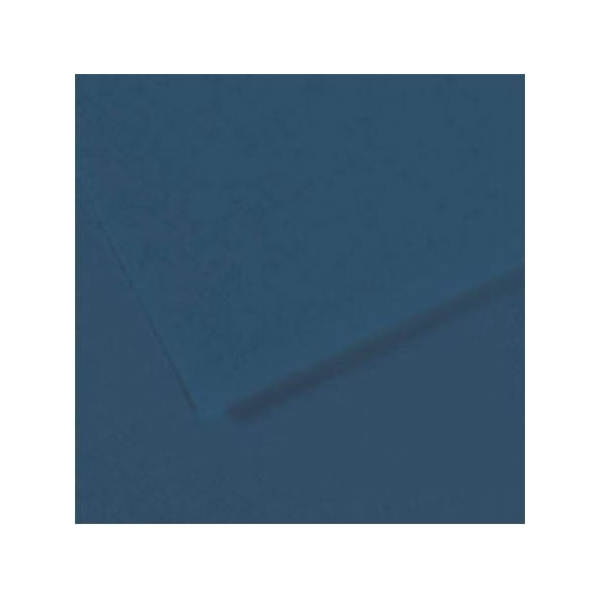 Papier dessin Mi-Teintes - 500 x 650 mm - Bleu pétrole - Canson - Photo n°1