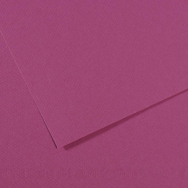Papier dessin Mi-Teintes - 500 x 650 mm - Violet - Canson - Photo n°1