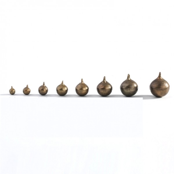 PS11727138 PAX 20 pendentifs Grelots 6 mm Cuivre couleur Bronze - Photo n°1