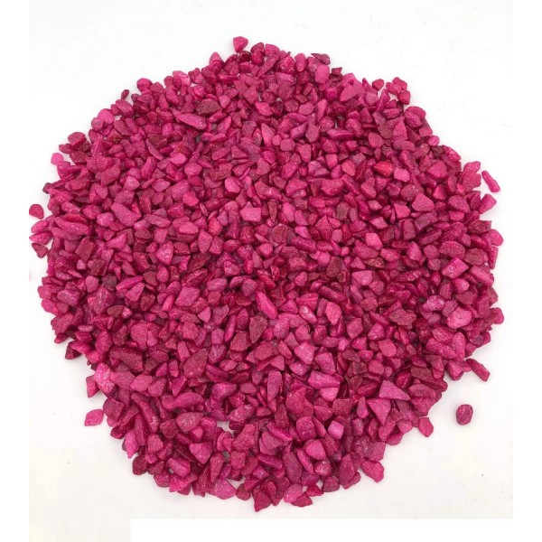 Lot de 800 gr de Gravillons décoratif coloré Fuchsia, de 2 mm à 4 mm, 2 boites, pour Déco de table, - Photo n°2