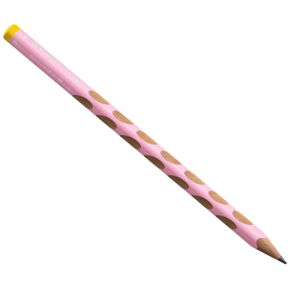 Crayon à papier d'apprentissage  EASYgraph L - Rose - Stabilo - Photo n°1