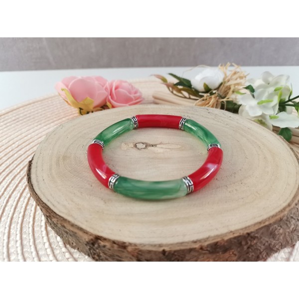 Kit bracelet perles tube incurvé - Photo n°1