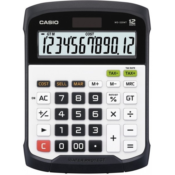 CASIO - Calculatrice de bureau WD-320 MT - Noir/Blanc - Photo n°1