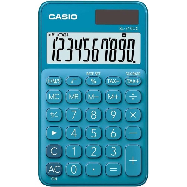 CASIO - Calculatrice SL-310UC-BU - Bleu - Photo n°1