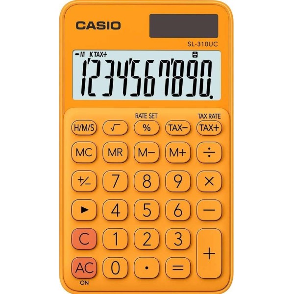 CASIO - Calculatrice SL-310UC-BU - Orange - Photo n°1