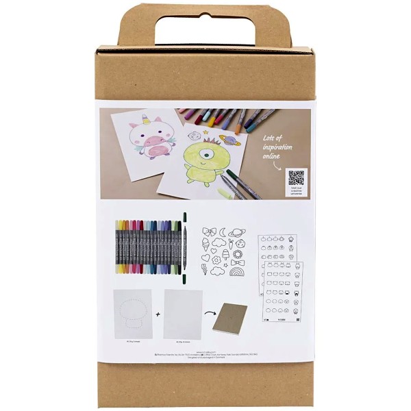 Kit DIY Dessin enfant - Apprendre à dessiner - Photo n°2