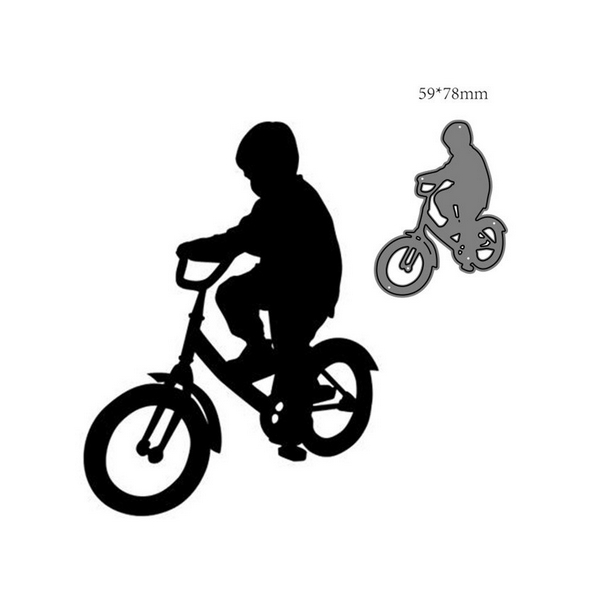 Die petit garçon sur son vélo - Photo n°1