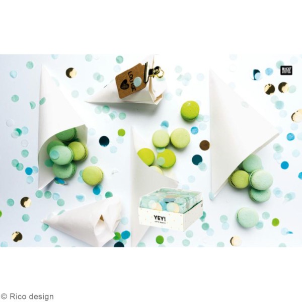 Petits confettis ronds Néon - Multicolore - Photo n°3
