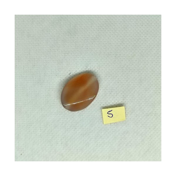 1 Perle en verre - rose / orange - environ 18x20mm - Photo n°1