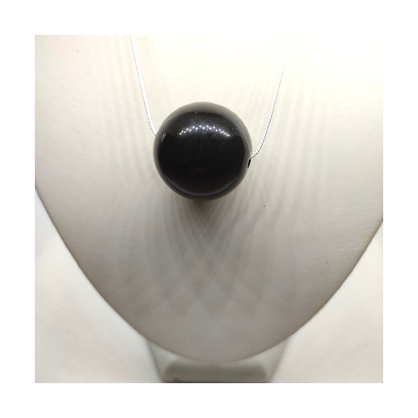 Perle magique en résine noir - 30mm – vendu à l’unité - Photo n°1
