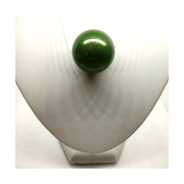 Perle magique en résine vert - 30mm – vendu à l’unité - Photo n°1