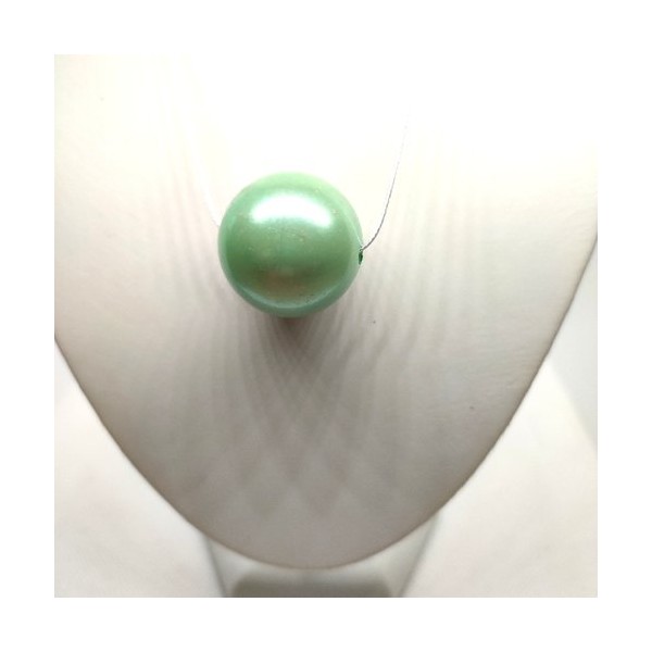 Perle magique en résine vert d'eau - 30mm – vendu à l’unité - Photo n°1