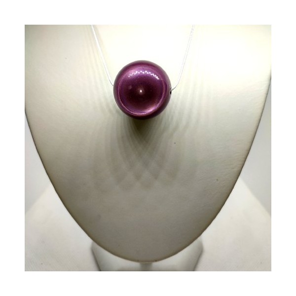 Perle magique en résine violet - 30mm – vendu à l’unité - Photo n°1