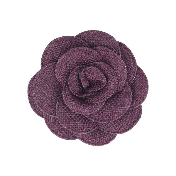 Fleur tissée violet/lilas 7cm - Photo n°1