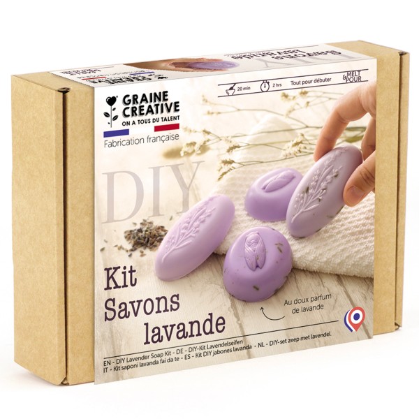 Kit DIY Savons - Lavande - Photo n°1