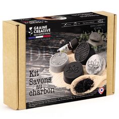 Kit DIY Savons - Poudre de charbon