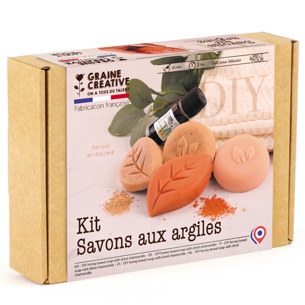 Kit DIY Savons - Poudres d'argile - Photo n°1