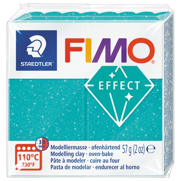 Pâte Fimo Effect Galaxy - Turquoise 392 - 57 g - Photo n°1