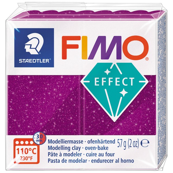 Pâte Fimo Effect Galaxy - Violet 602 - 57 g - Photo n°1